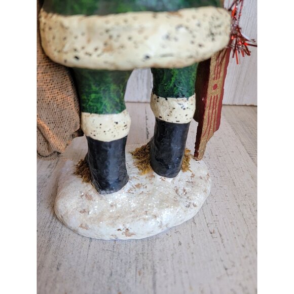 Dept 56 antique Santa country sampler unique figure toy decor Xmas - Picture 7 of 8